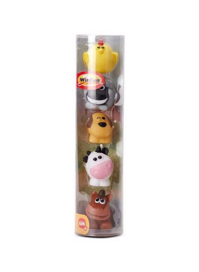 WinFun 5-Piece Farm Soft Animal Toys 1302 - Image 2