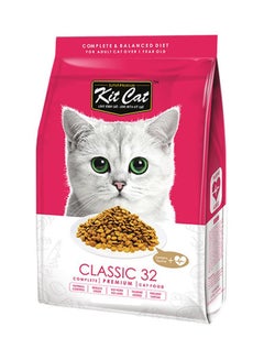 Kit Cat Classic 32 Cat Food Multicolour 1.2kg  - Image 1