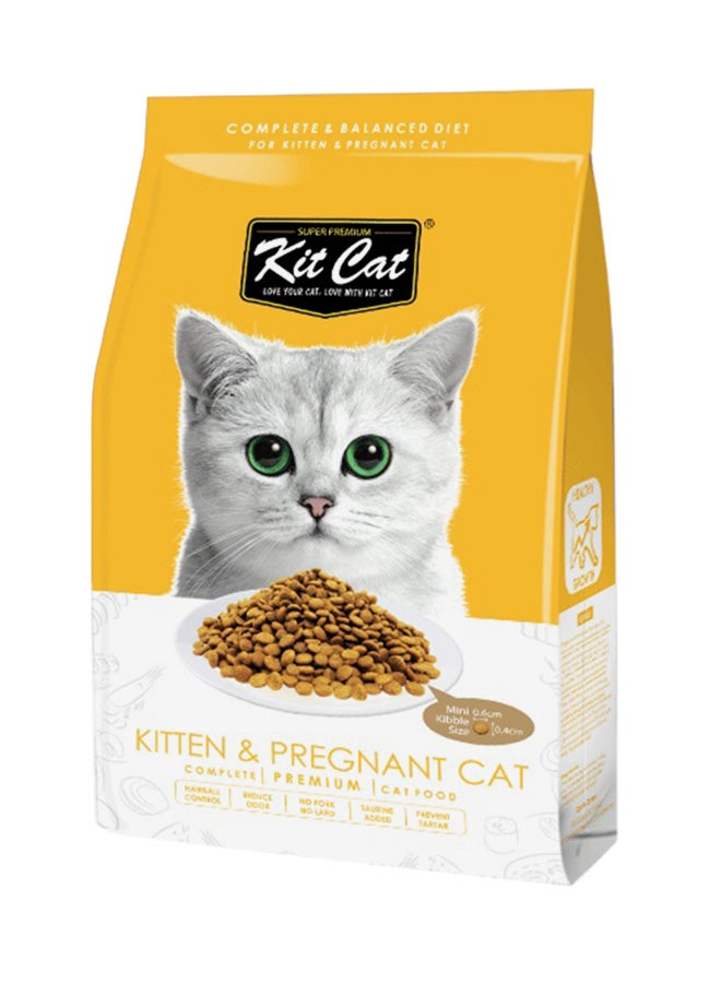 Kit Cat Kitten & Pregnant Dry Cat Food Multicolour 1.2kg
