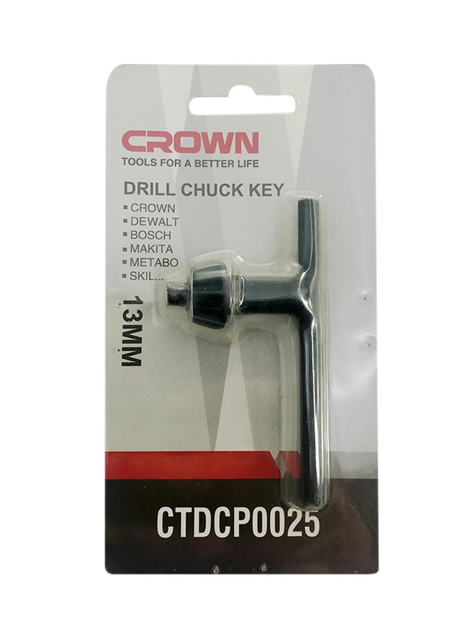 CTDCP0025 Drill Chuck Key Black 13mm Black 13mm