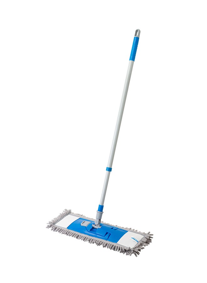 Kleaner Chenille Flat Mop Blue/White 40cm
