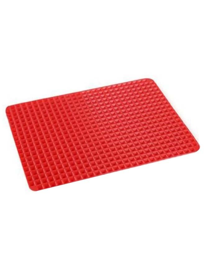 Non-Stick Pyramid Surface Baking Mat Red  - Image 2