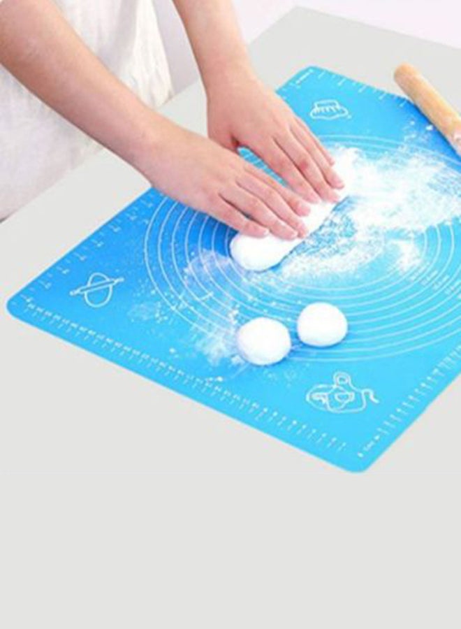 بساط خبز مانع للالتصاق وقابل لإعادة الاستخدام لفرد المعجنات أزرق/ أبيض 50 x 40Ø³Ù†ØªÙŠÙ…ØªØ± - Image 2