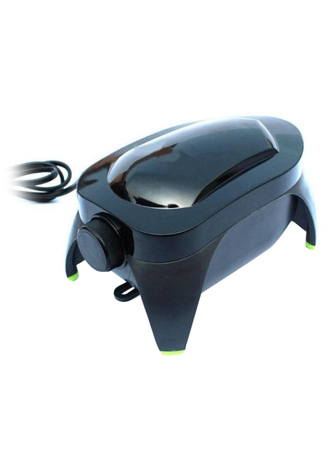 Generic Adjustable Fish Tank Oxygen Air Pump Black 
