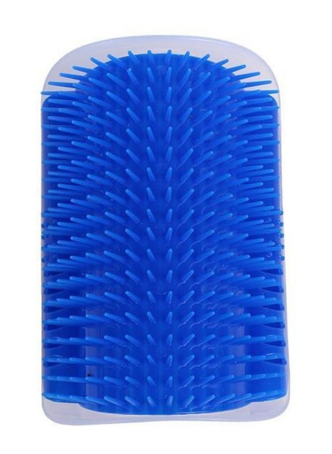 Wall Corner Pet Massage Comb Blue 12.4 x 8cm