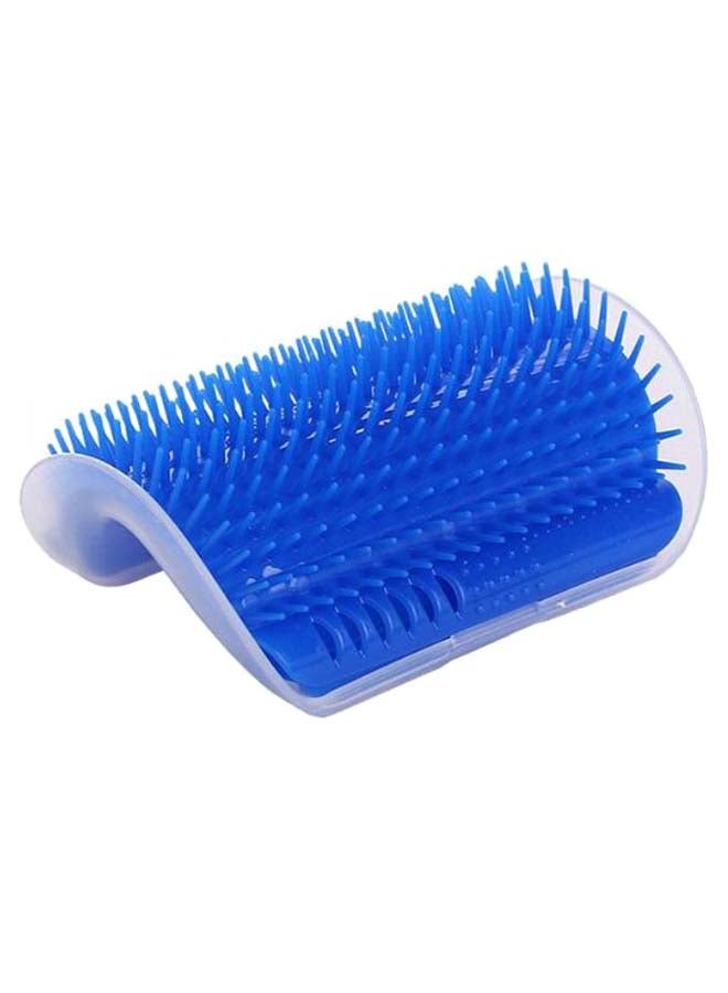 Generic Pet Grooming Massager Brush Blue/White 12.4 x 8cm 