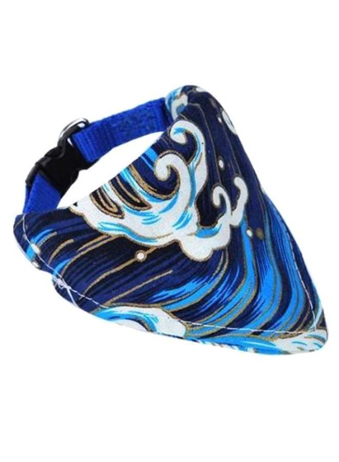 Generic Triangle Bandana Scarf Blue/White