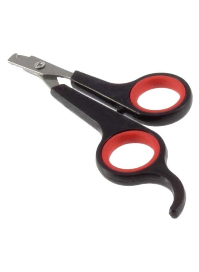 مقص أظافر احترافي للحيوانات الأليفة أسود/أحمر/فضي