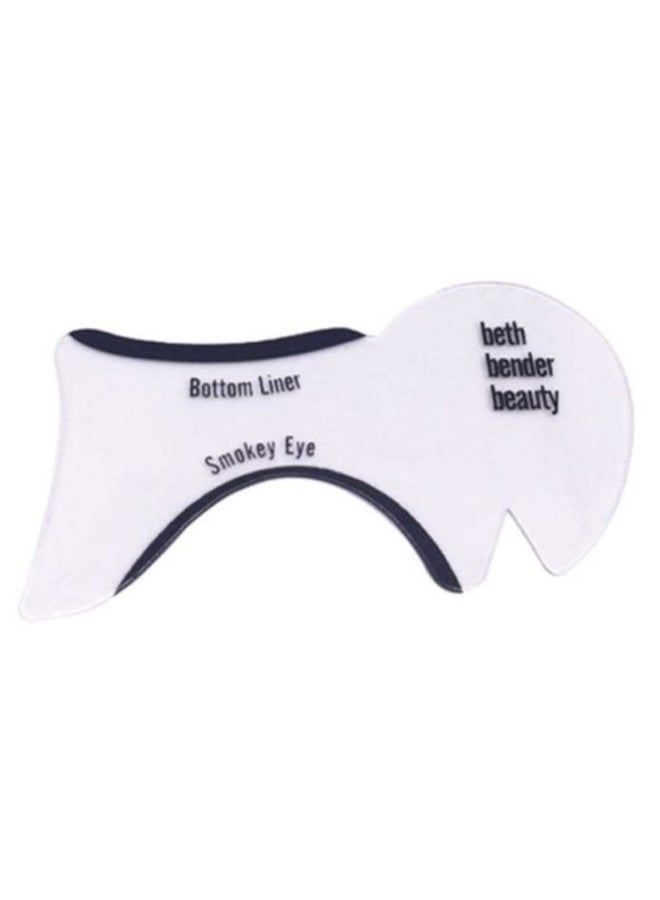 مجموعة ستنسل محدد للعيون من كات آند سموكي، مكونة من قطعتين أبيض/ أسود - Image 2