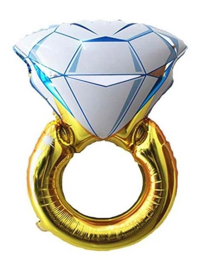 Diamond Ring Design Anniversary Party Foil Balloon - Image 1
