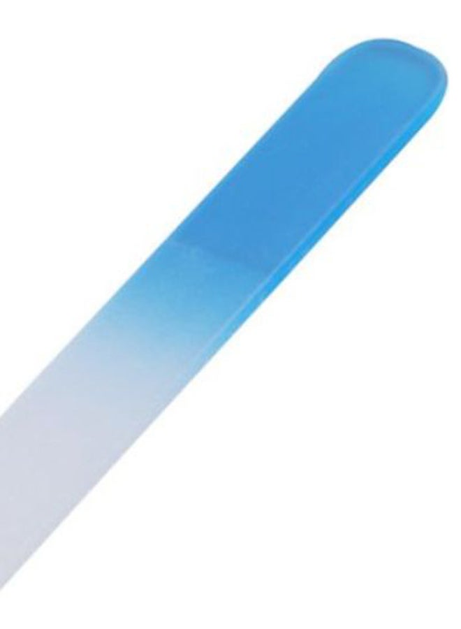 Crystal Glass Nail File Blue/White - Image 2