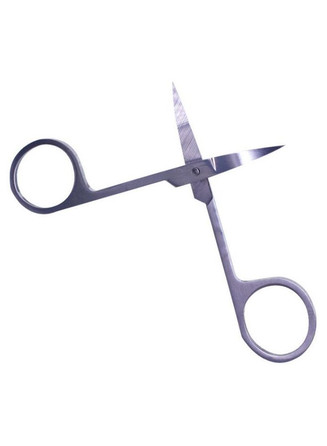 Beauty Makeup Eyebrow Scissor Silver - Image 2