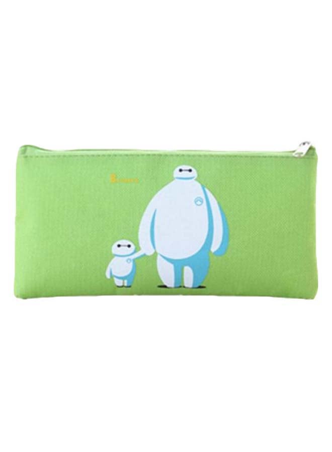 Baymax Printed Pencil Case Green/Blue - Image 1
