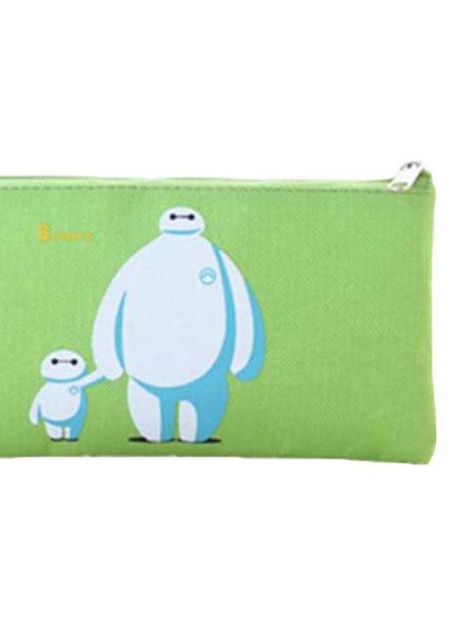 Baymax Printed Pencil Case Green/Blue - Image 2