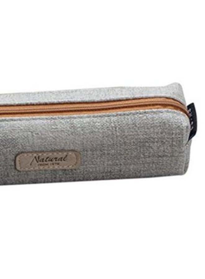 Waterproof Large Capacity Pencil Case Grey  - Image 2