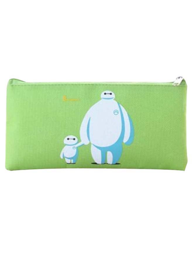 Baymax Printed Pencil Case Green/White - Image 1