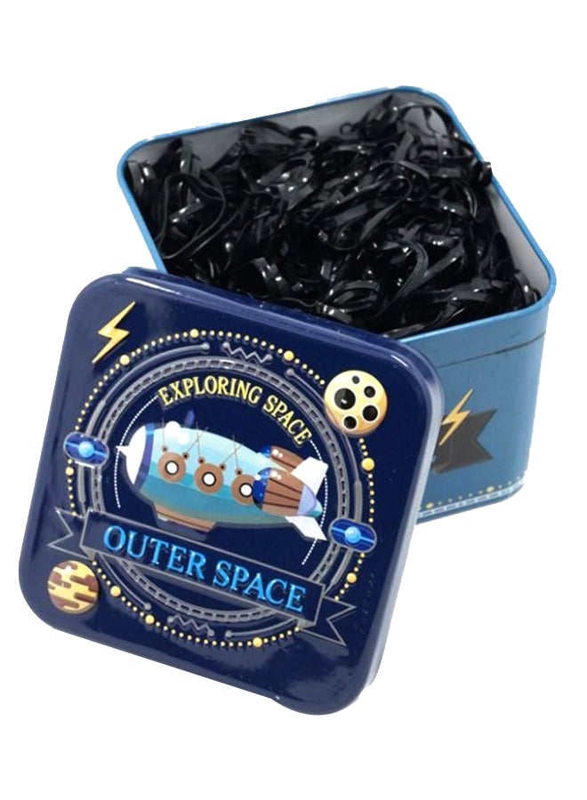 700-Piece Elastic Hair Band Set With Cute Box Black - Image 1