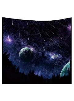 Cosmic Stars 3D Digital Printing Tapestry Multicolour 130 x 150centimeter