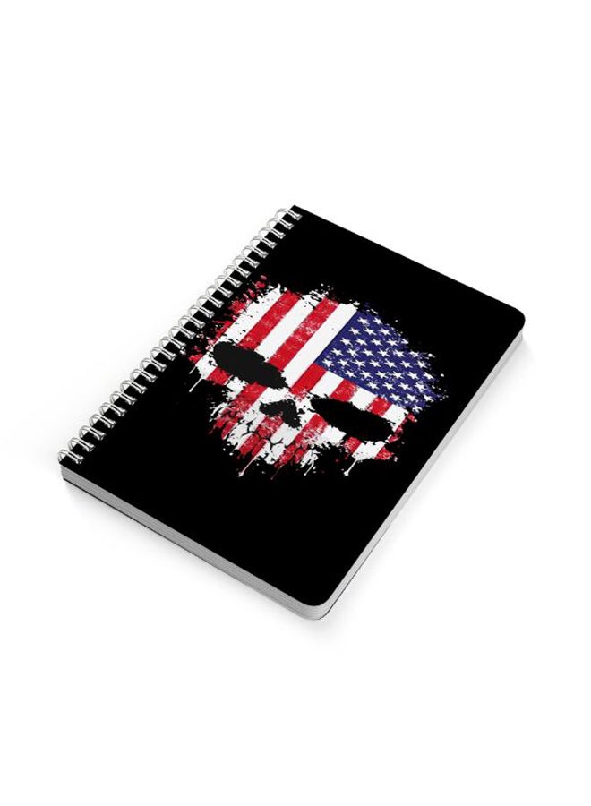LOWHA - Skull A5 Spiral Notebook Multicolour - Image 1