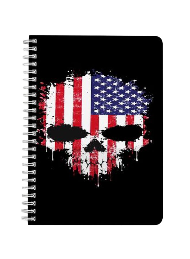 LOWHA - Skull A5 Spiral Notebook Multicolour - Image 1