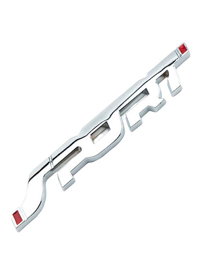 Generic 3D Sport Emblem Car Sticker 
