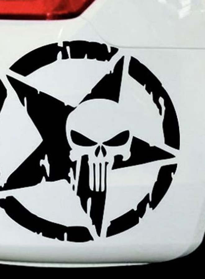 Reflective Pentagram Car Sticker - Image 2