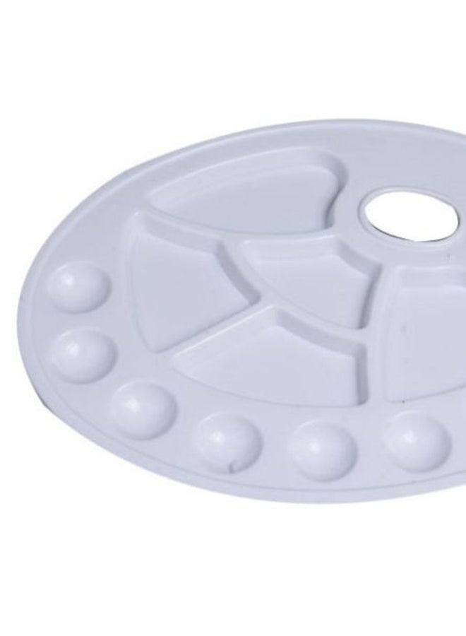 Generic - Paint Tray Palette With Thumb Hole White - Image 1