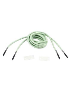 Pair Of Reflective Survival Flint Shoelace Green