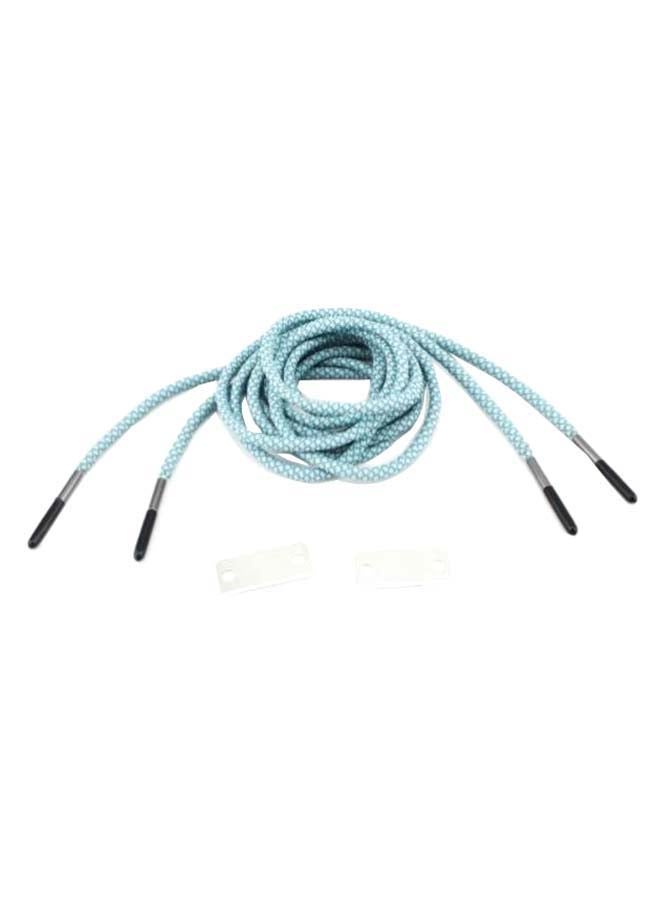 Generic - Pair Of Reflective Survival Flint Shoelace Blue - Image 1