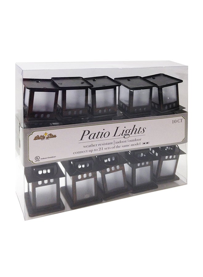 Pack Of 10 Copper Lamp Light Set Black 136 x 2.2 x 4inch