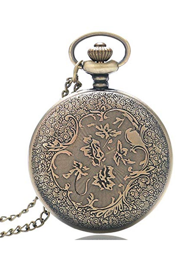 ياش ساعة جيب بعقارب وتصميم منقوش طراز PW-009 men  - Image 4