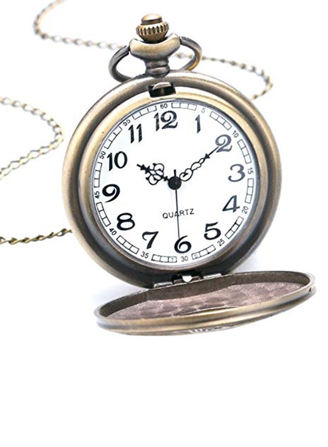 ياش ساعة جيب بعقارب وتصميم منقوش طراز PW-009 men  - Image 3