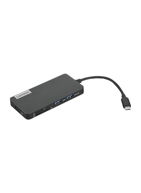 7-in-1 Type-C Multi-Port Charging Station Black
