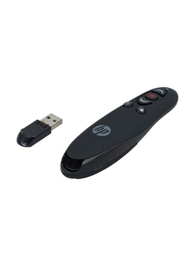 HP جهاز عرض لاسلكي أسود