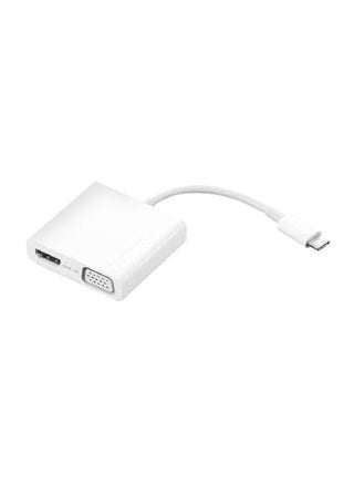 USB-C 3-in-1 Travel Hub, 4K HDMI, VGA, USB 3.0 White - v1580209657/N33961096A_1