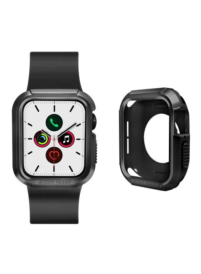 Perfii Protective Case Cover For Apple Watch Series 5/4 Black - Image 2