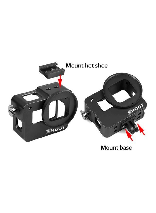 شووت إطار هيكلي واقٍ للكاميرا مصنوع من خليط الألومنيوم مكون من 8 قطع مع طقم فلاتر أسود - Image 3