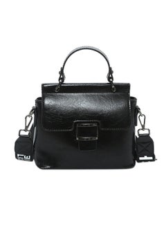 Casual Elegant Brief Style Satchel Black
