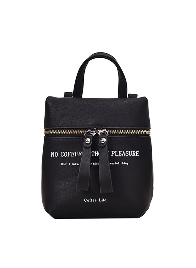 حقيبة ساتشيل أنيقة خفيفة الوزن أسود