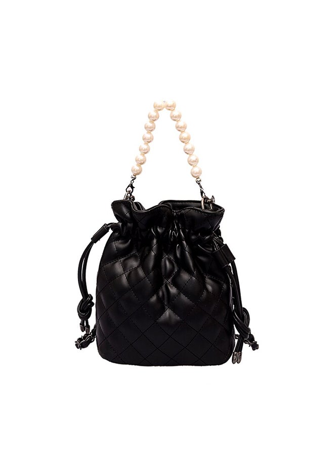 حقيبة ساتشيل أنيقة خفيفة الوزن أسود