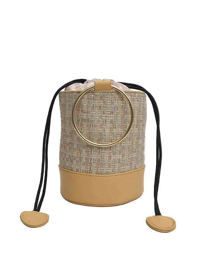 Light Weight Crossbody Bag Beige/Grey