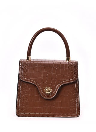 Light Weight Satchel Bag Brown - v1580216100/N30047726A_1
