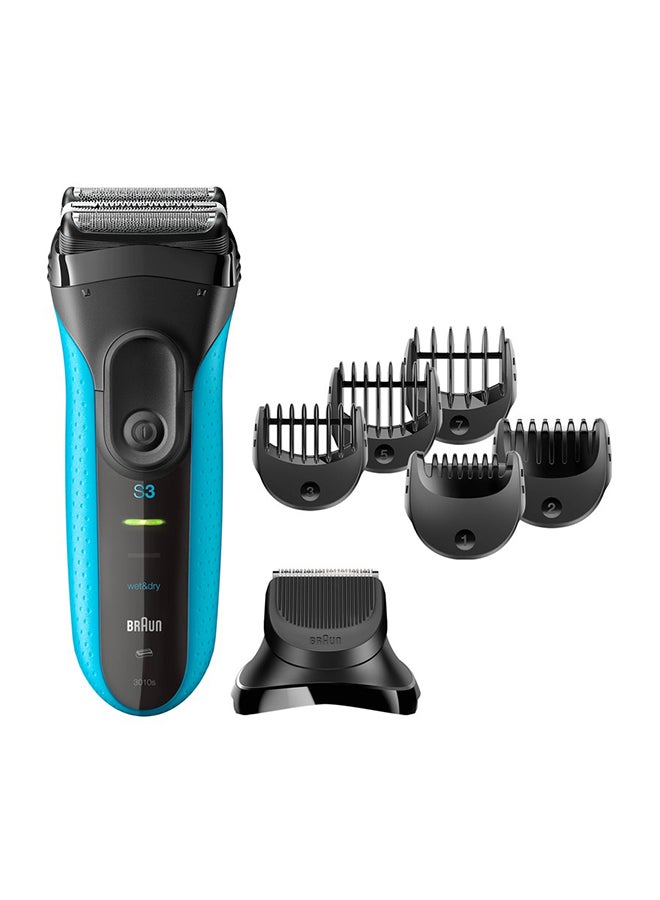 Series 3 Shave And Style Rechargeable Wet And Dry Shaver Blue