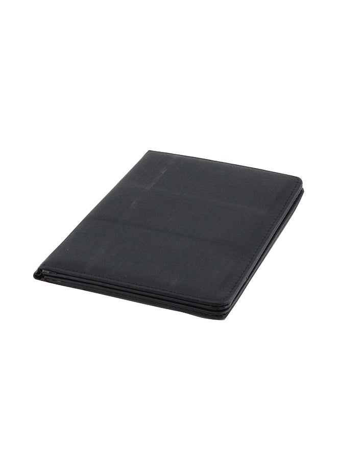 Shallow Elegant Leather Bill Folder For Restaurant 14x23cm Black - Image 1