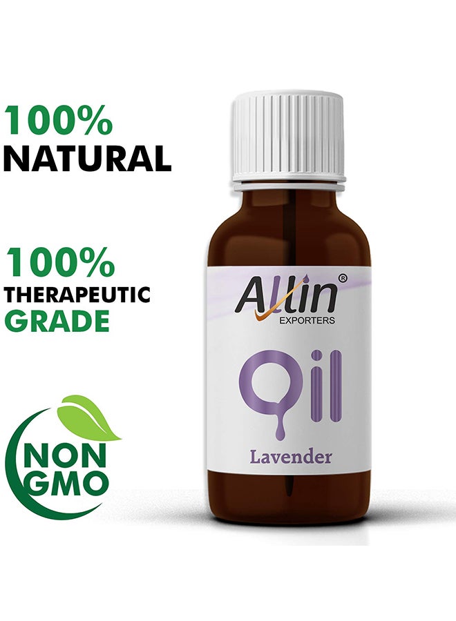 Allin Exporters Steam Distilled Lavender Oil Pale Yellow 30ml  - Image 2