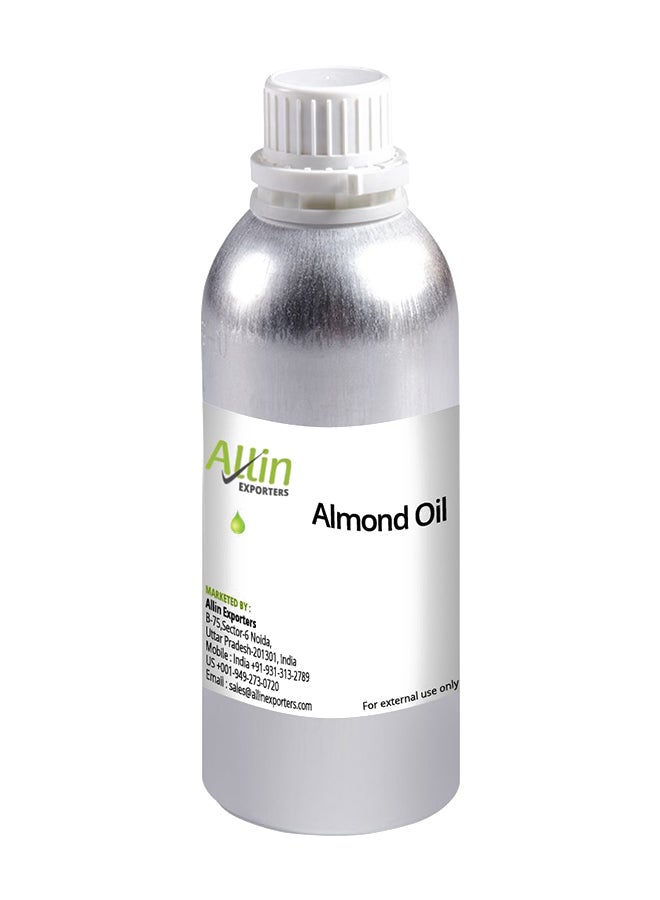 Allin Exporters Cold-Pressed Almond Oil Golden Brown 100ml 