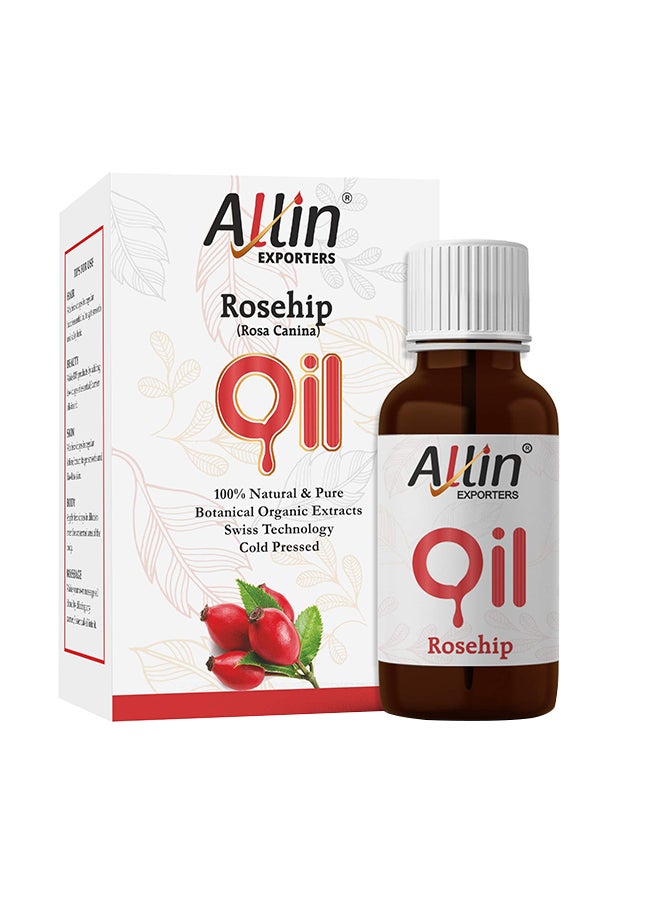 Allin Exporters Cold-Pressed Rosehip Oil Yellow 15ml 