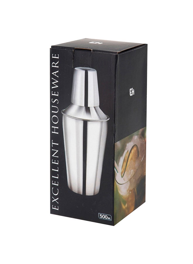 Koopman Cocktail Shaker Silver 500ml  - Image 3