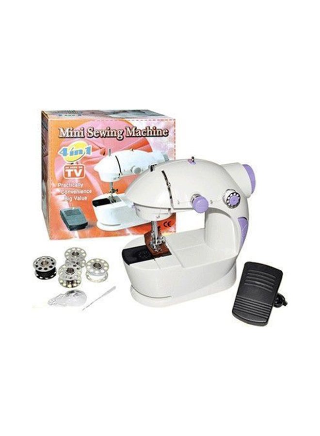 Electric Mini Sewing Machine White - Image 2