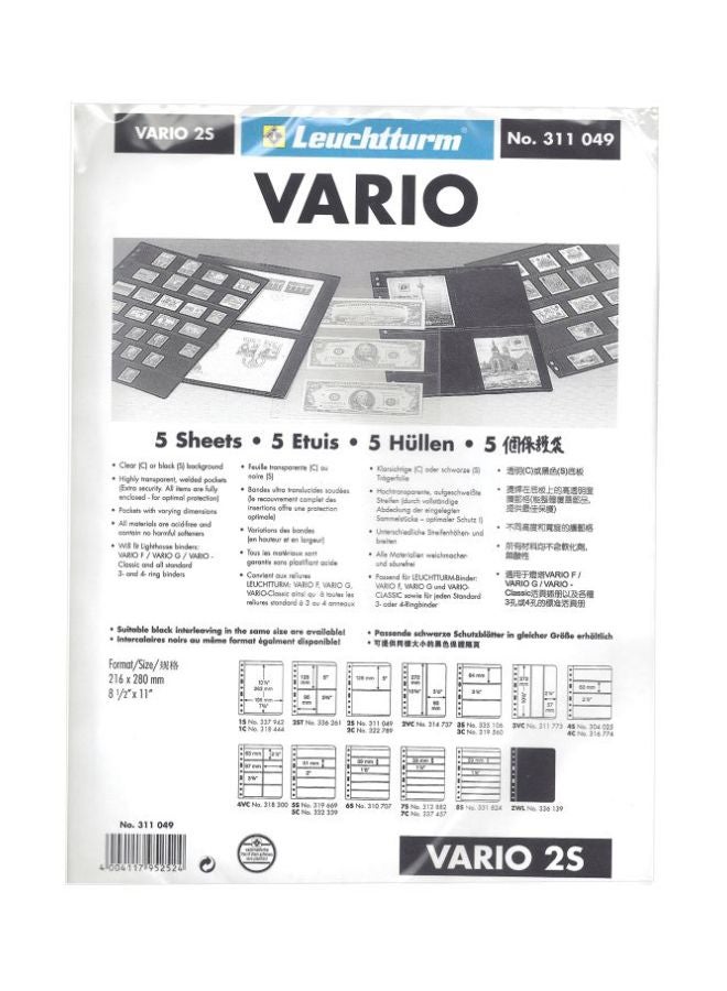 Lighthouse 5-Page Vario Stamp Stock - Image 1